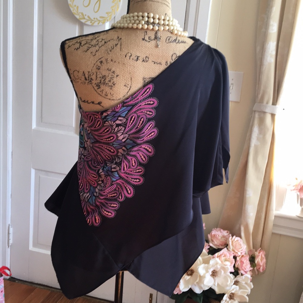 NICOLE MILLER • Gorgeous One Shoulder Top - Picture 7 of 13